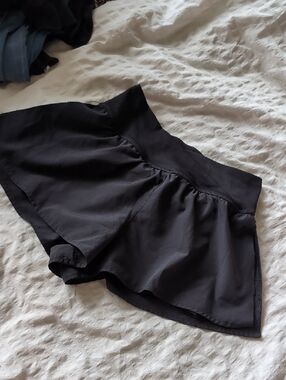 Women's Black Athletic Skort Shorts